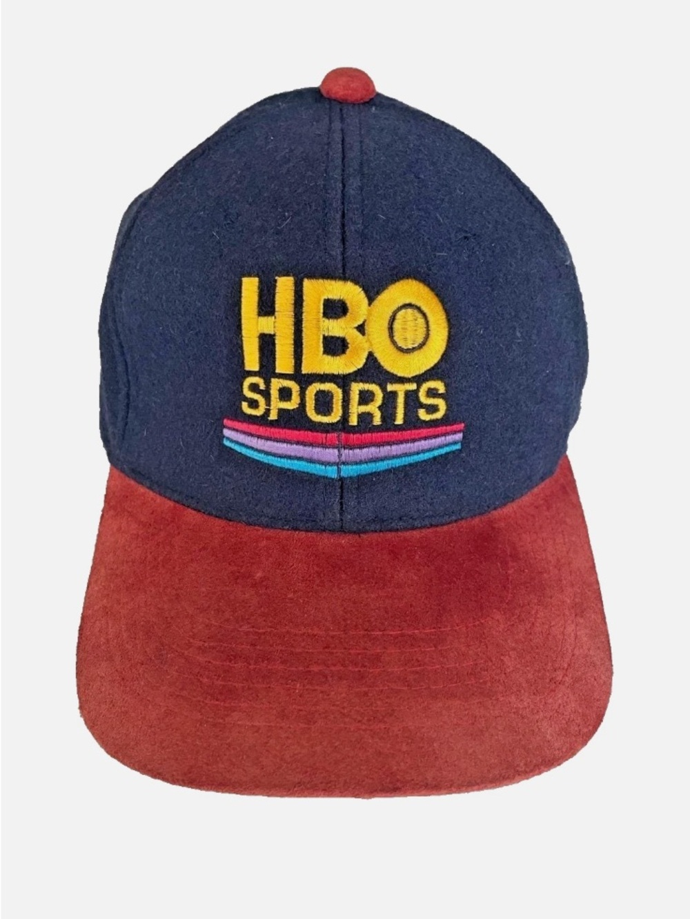Vintage 90s HBO Sports SnapBack Wool Hat